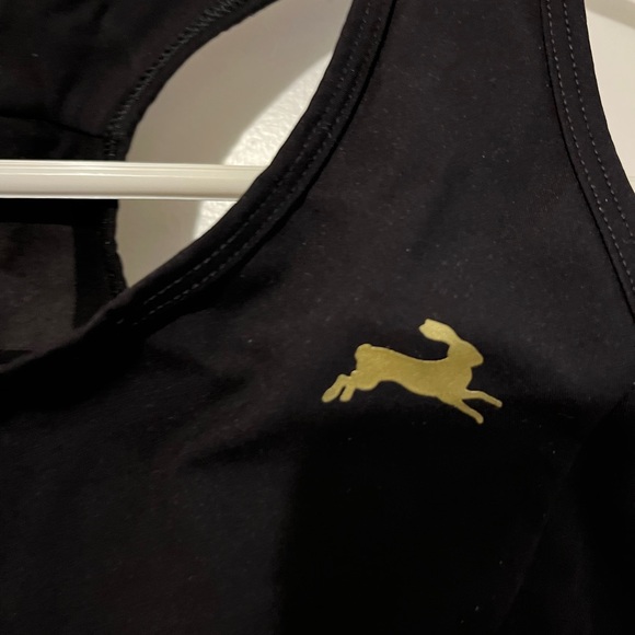 Women's Black Sports Bra - Picture 3 of 8